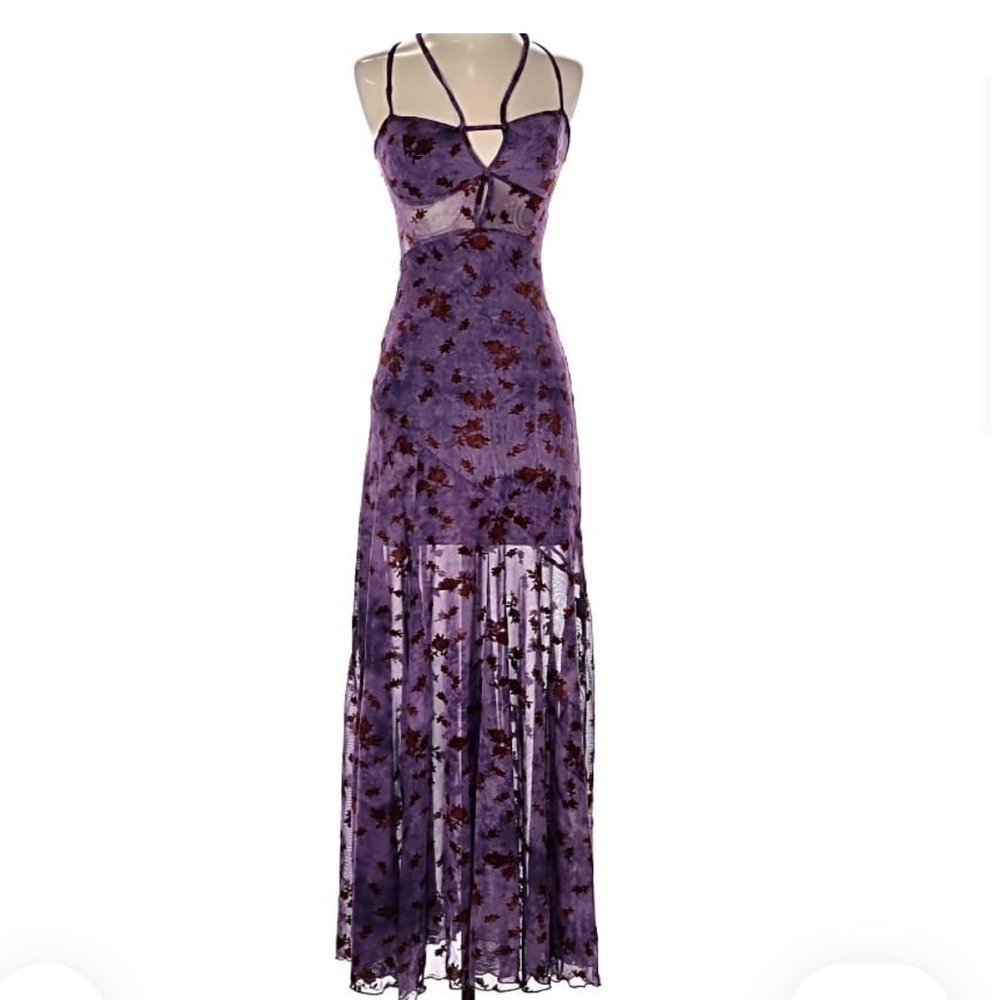 ISO in search of! Zara Lavender Floral Maxi Skirt
